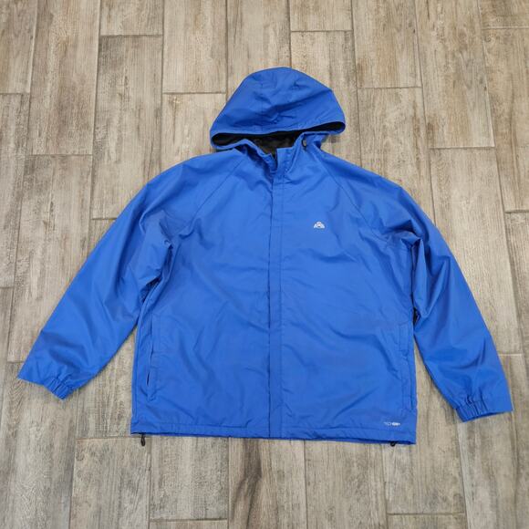 EMS Thunderhead Peak Rain Jacket Mens Size XXL Blue Waterproof Hooded Shell - Picture 1 of 11